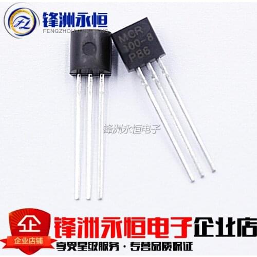 50pcs MCR100-8 100-8 MCR100 TO-92 SCRs 600V 800mA new original