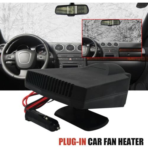 Car Auto 2 in 1 Heater Dryer Demister Windscreen Defroster Warms Fan 12V 200W Dehumidifier Defroster