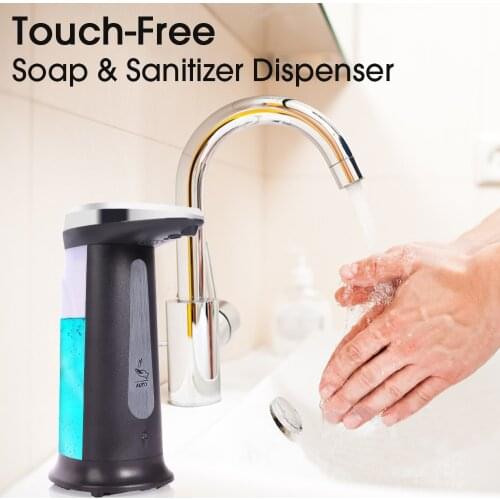 400Ml Automatic Soap Dispenser kitchen Waterproof Foam Dispenser Sensor Touchless Hand Washer Soap Dispenser Pump