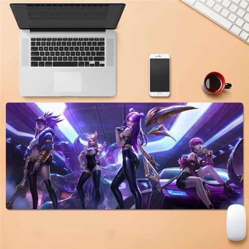 Large 40*90cm Cartoon Anime Sexy Mouse Pad Waterproof Desktop Non-slip Desk Mat Waterproof Natural Rubber Pad