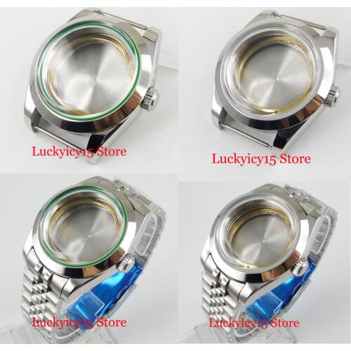 40mm Stainless Steel Watch Case with Mineral Glass Fit ETA 2836 MIYOTA Movement