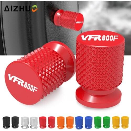CNC Aluminum FOR HONDA VFR800F VFR800 F 2002-2017 2016 2015 Motorcycle Tyre Rim Air Port Cover Tire Valve Wheel Stem Cap Covers
