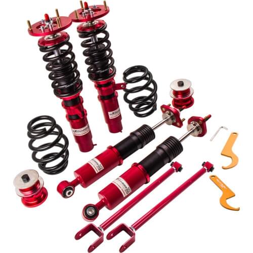 24 Ways Damper Coilovers Shock Absorber for BMW E46 3 Series 320i 323i 325i 328i 330i M3 Saloon 1998-2005 + Control Arms