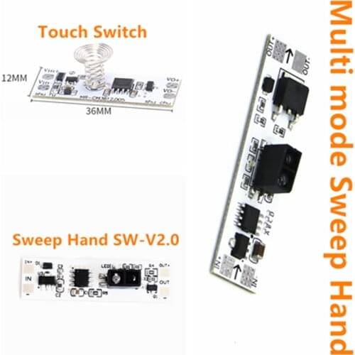 Short Distance Scan Sensor Sweep Hand Sensor Switch Module 36W 3A Constant Voltage for Auto Smart Home Compatible XK-GK-4010A