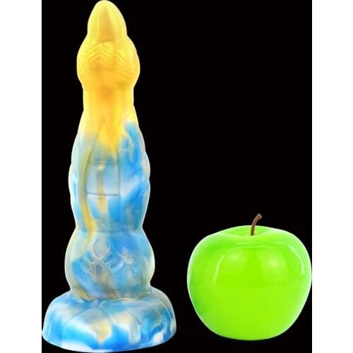 21*6cm Giant Big Colorful Dildo Suction Cup Realistic Huge Soft Dildos Sex Toys for WomenAnal Plug Dildo Thick Dick Penis Adult