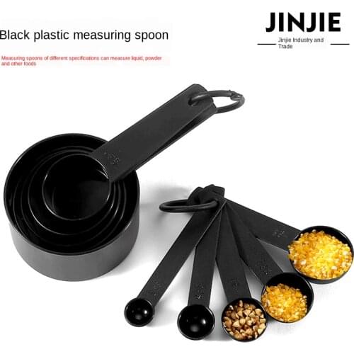 Baking tools multifunctional cup measuring spoon covered 5 times with carved measuring spoon set spice powder sugar measuring