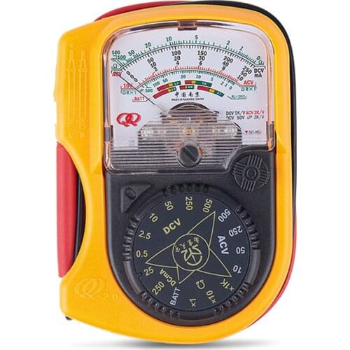 Pointer Mini Pocket Digital Analog Multimeter Tester Avometer Current Voltmeter Meters Feelers For Multimeters Ohmmeter leads