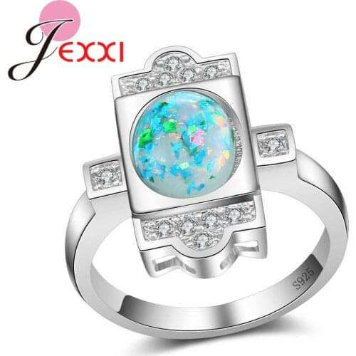 Fashion Cool Women Finger Rings 925 Sterling Silver Accessories Pretty Party Gift Best For Female Friends Intimate partner