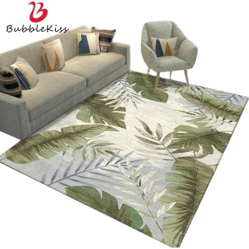 Bubble Kiss Hot Sale Carpet Nordic Style Floor Mat Plant Pattern Rugs Modern Home Carpets For Living Room Art Bedroom Area Rugs