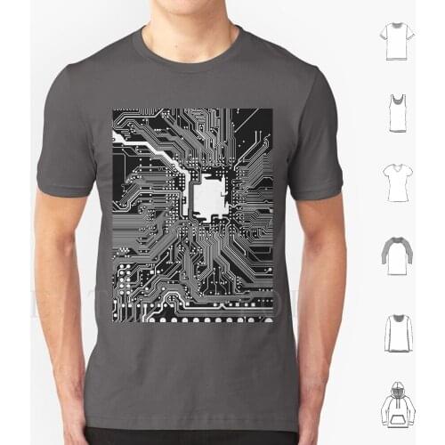 Motherboard Circuit T Shirt Men Cotton 6Xl Motherboard Circuit Computer Wires Geek Nerd