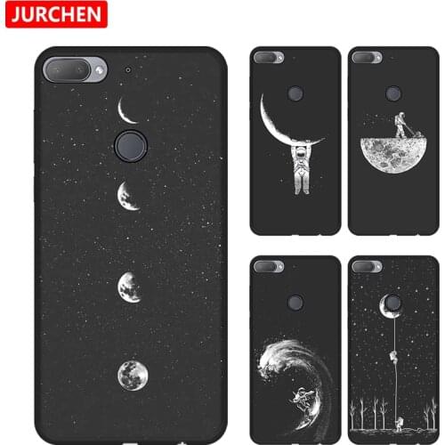 JURCHEN Soft TPU For HTC Desire 12 Plus Case Cover Silicone 3D Cartoon Phone Case For HTC D12 Plus Cover For HTC Desire 12 Case
