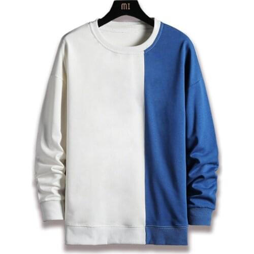 2021 Autumn Loose Hoodies Women Sweatshirt Casual Patchwork Cotton Long Sleeve O Neck Woman Basic Clothes Unisex Female Pullover