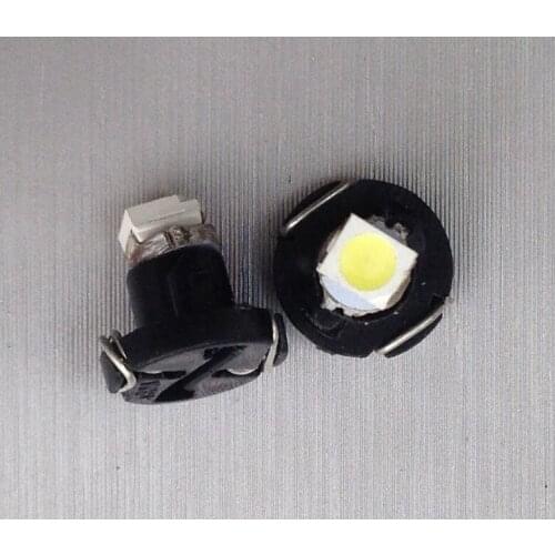 Pair LED bulb T4,2 Smd white lights dashboards and instrumentations 12V DC