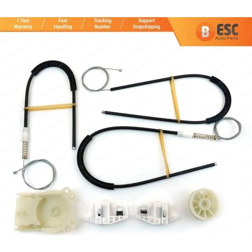 ESC Auto EWR883 Window Regulator Repair Kit Front Right Door for Renault Megane 2 With 2002-2008 Engine Cover Fast shipment