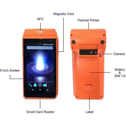 Handheld All in One Touch Screen POS with POS Software for Restaurant