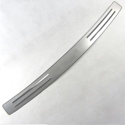 Car styling Rear Bumper Protector Sill Trunk Rear guard Tread Plate Trim For Volkswagen Passat B7 2011 2012 2013 2014