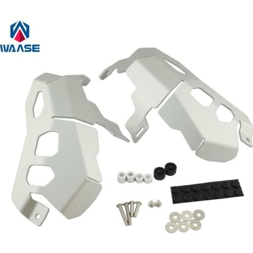 Waase Motorcycle Left & Right Side Engine Cylinder Head Valve Cover Guard Protector For BMW R1200GS LC 2013 2014 2015 2016 -2020