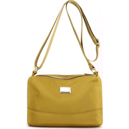 Womens Mini Crossbody Bag Waterproof Nylon Oxford Lightweight Soft Colorful and Multi layer Shoulder Messenger Bags