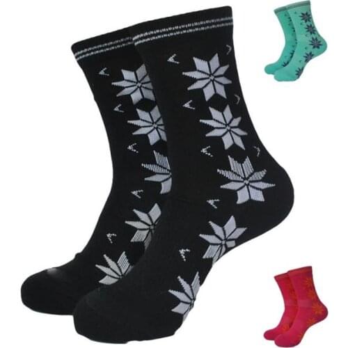 OUT-219 Norway 50% Wool Winter Womens Socks Trekking Socks(2 Pairs) 5 Colors