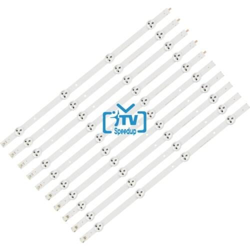 10PCS LED Strip For Pana sonic 42"TV SV0420A88 SV0420AA5 For TX-42AS500E TX-42A400B TH-42LRU70 TH-42LRU70 TH-42A410T