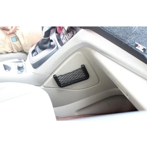 Car styling 3M double-sided adhesive tape Multifunction elastic net for Benz key cover usb w205 w211 w213 smart w163 accessories