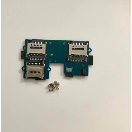 Used SIM Card Reader Holder Connector Whit Screws For HOMTOM HT20 PRO MTK6753 Octa Core 4.7 Inch 1280x720 Smartphone