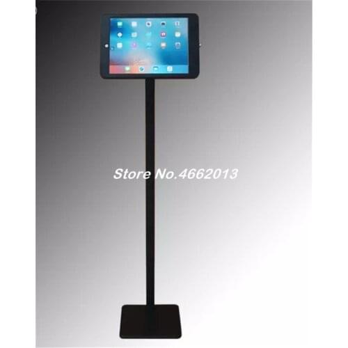 Safe for ipad pro kiosk tilting 12.9" tablet display floor stand enclosure
