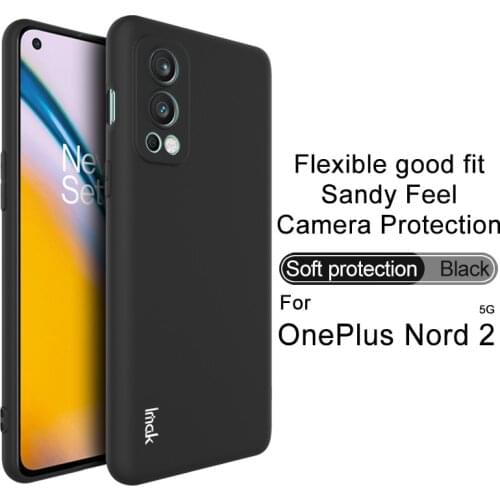 For OnePlus Nord 2 5G Imak UC-3 Series Soft Matte Frosting Back Cover For OnePlus Nord 2 5G Plastic Shockproof TPU Case