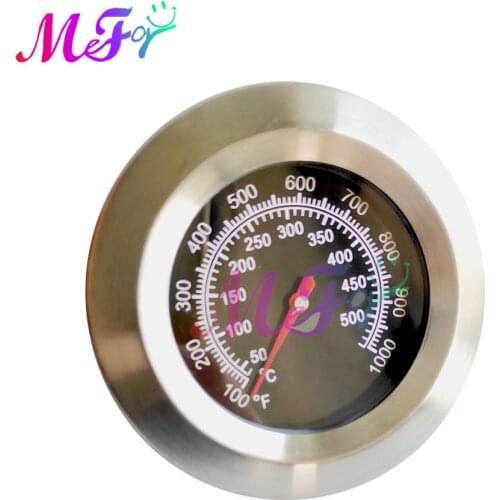 50-500 Degree Stainless Steel Barbecue BBQ Smoker Grill Thermometer Temperature Gauge Meter Oven Kitchen Baking Tool