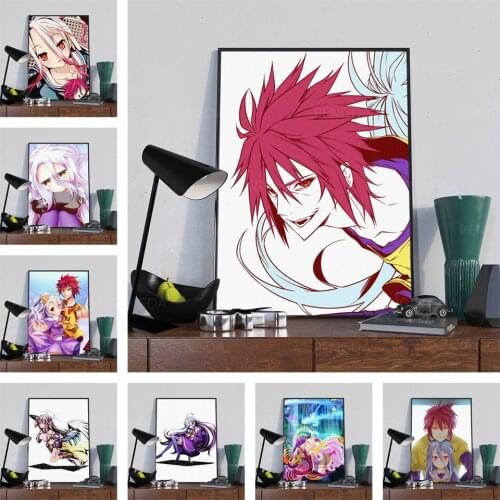 Modular Canvas Japanese Anime Pictures Poster Hd Prints No Game No Life Painting Home Decor Wall Art No Frame For Living Room