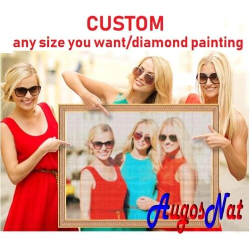 Custom diamond painting portrait mosaic embroidery picture rhinestone stickers wall art beadwork decor large size handmade diy
