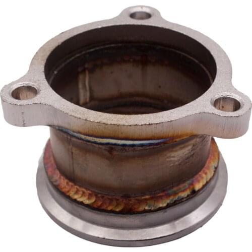 V-Band Adaptor Turbo Downpipe Adapter Flange 3 bolt T3 to 3" V-Band For GT2560R