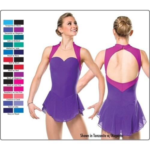 Ice Figure Skating Dress For Kids Fashion New Brand Figure Skating Dresses Crystal Custom DR3598