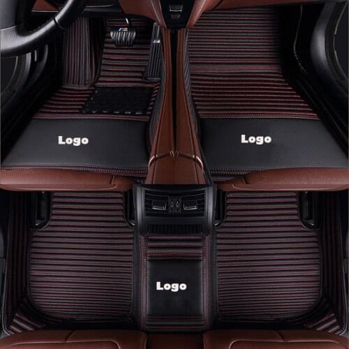 Custom car floor mat for Volkswagen Beetle Scirocco phaeton eos Magotan lavid sagitar t-roc tayron t-cross auto floor carpet