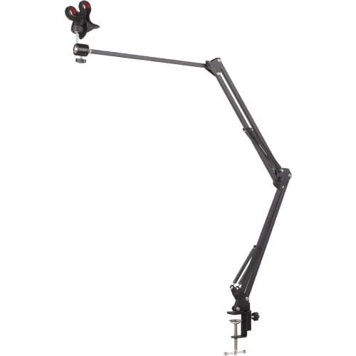 Extended Holder Cantilever Bracket Telescopic Stand Live Support Lazy Bracket with Extendable Arm Desktop Bracket for Phone