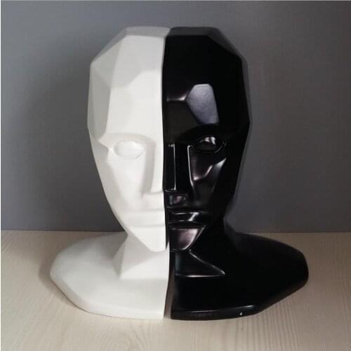 Office Living Room Desk Ornament Decor Art Sculpture Retro Resin Handicrafts Home Decoration Accessories No Speaking Statues