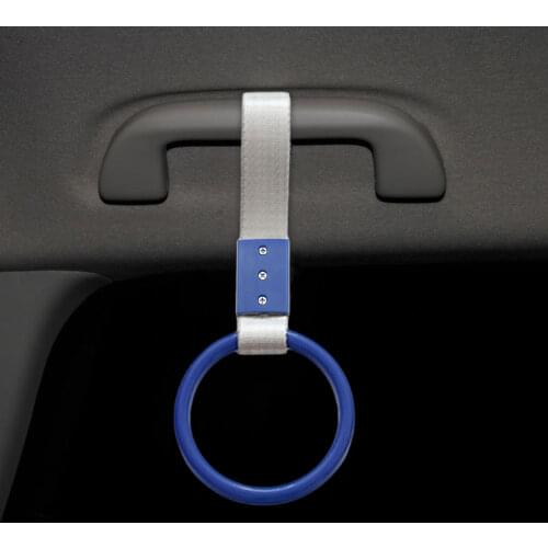 Car Interior Pull Ring Tsurikawa Ring Handle Strap Subway Train Bus Handle Strap Charm Car Rear Bumper Warning Loop