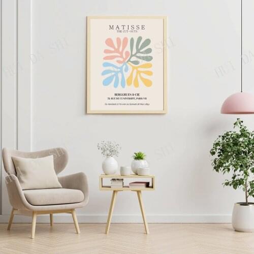 Henri Matisse Cutouts Colorful Leaves - Exhibition Poster - Wall Art, French Painters, Modern Decor