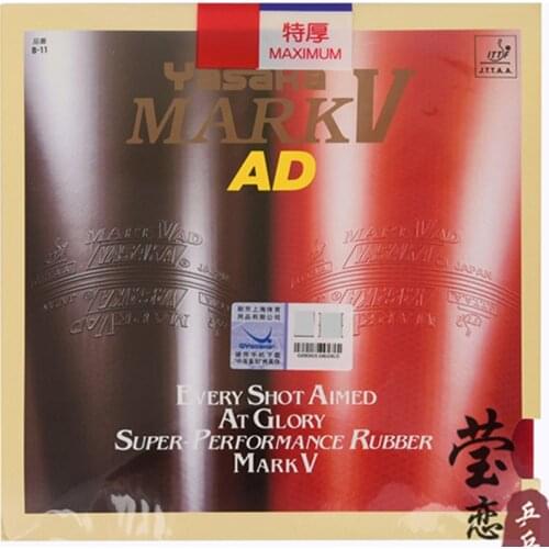 Yasaka MARK V AD table tennis rubber pimples in astringent rubber for table tennis racket ping pong racket rubber