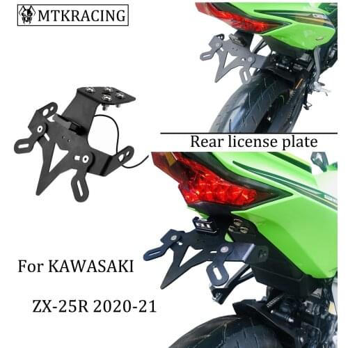 MTKRACING for KAWASAKI ZX25R ZX-25R ZX25 R tail tidy fender rear support license plate frame rear card 2020-2021