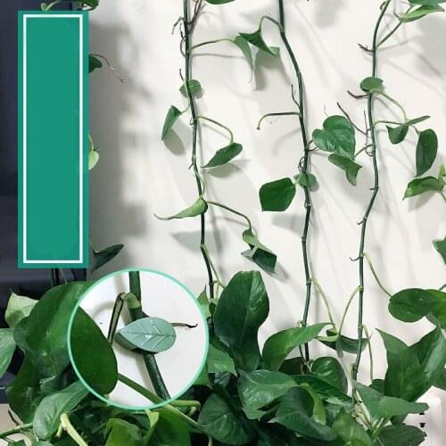 10 PCS Self-Adhesive Vine Fixed Clip Leaf Shape Cable Organizer Decorative Wire Clamp for Cord Home Office Planting EL