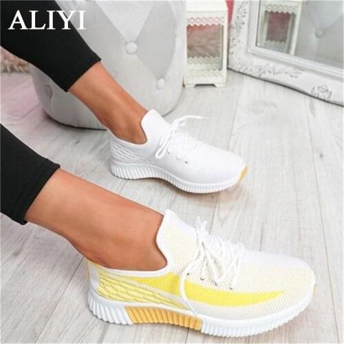 Womens New Sneakers 2021 Autumn Anti-Slip Breathable Colorful Ladies Outdoor Casual Shoes Trainer Sport Walking Flat Loafers