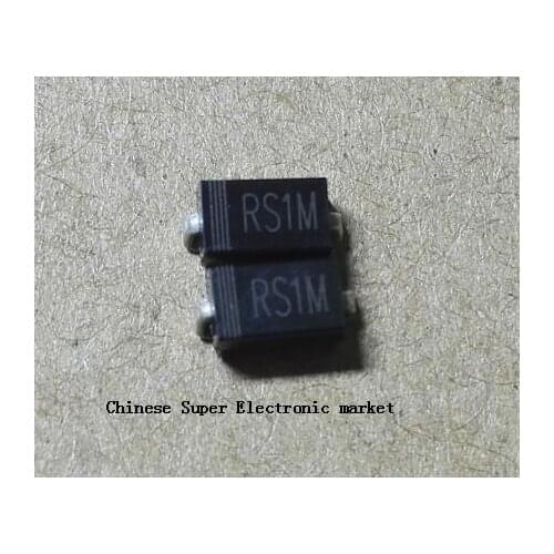 100PCS RS1M DO-214AC SMA FAST RECOVERY RECTIFIER FR107 SMD