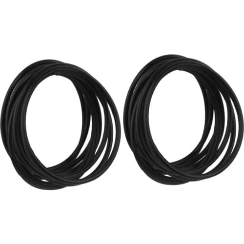 20pcs Elastic Silicone Bracelets Wristband Novelty Neon Jelly Bracelets