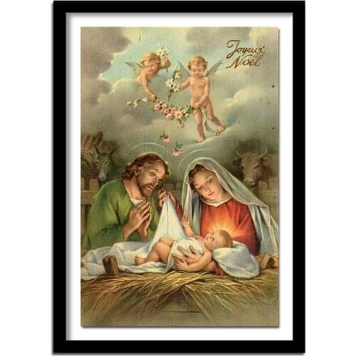 5D DIY Diamond Painting Diy Square Full Diamond Embroidery Icon Religion Rhinestones Cross Stitch Kits Handicrafts gift