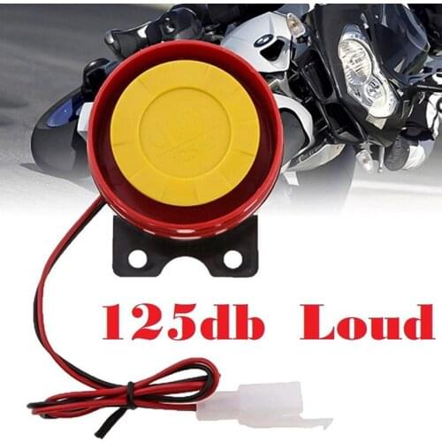 Car ATV Motorcycle Truck Bicycle Loud Horn buzzer for motorcycle alarm klaxon 125db 12V Electric Universal