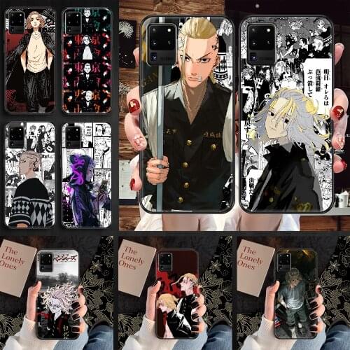 Tokyo Revengers Anime Phone case For Samsung Galaxy Note 4 8 9 10 20 S8 S9 S10 S10E S20 Plus UITRA Ultra black 3D shell pretty