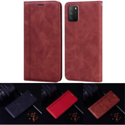 Case For Xiaomi Poco M3 чехол Phone Leather Flip Stand Cover Wallet Case On Little Pocophone M3 M2010J19CG Protector Funda Shell