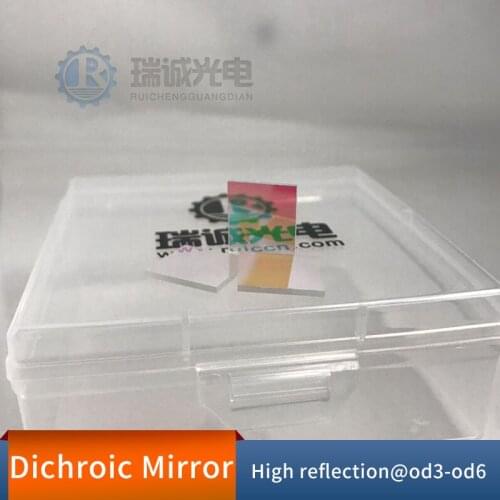 45 Degrees Dichroic Mirror Spectrograph Filter for Fluorescence Detection Microscope And PCR Detect High Reflection Transmission