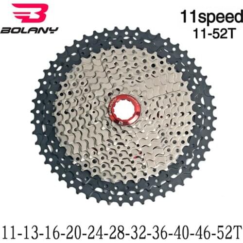 Bolany Mountain Bike Flywheel Cassette Mtb Cassette 11 Speed Mountain Bike Parts Card Type Variable Speed 11 Speed Freewheel